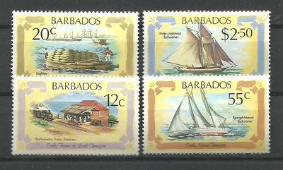 KULKUNEUVOT laivat kulkuvälineaiheinen sarja BARBADOS **