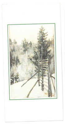 Akseli Gallen-Kallela Winter Landscape