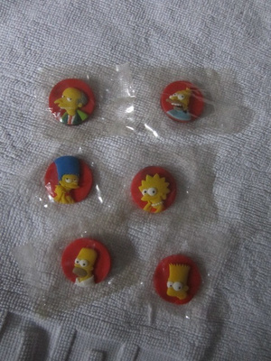 Magneetti Simpsonit / The Simpsons 6 kpl