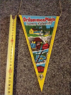 Orilammen maja Suomen Kultareitti matkailuviiri