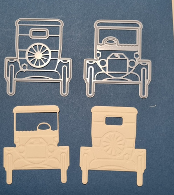 Marianne Designin stanssi "VANHAT AUTOT"