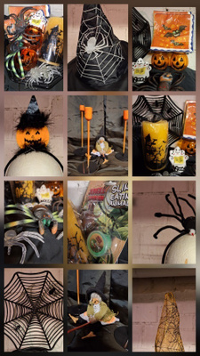 30X Halloween koristeet ja asusteet