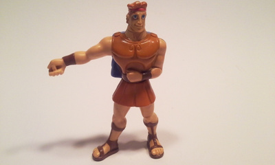 Hercules figuuri. Disney Vietnam 90-luku 11 cm