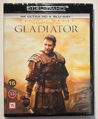 GLADIATOR - 4K ULTRA HD + BLU-RAY, uusi