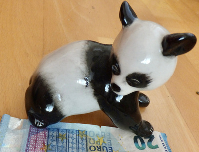 VANHA CCCP Posliini FIguuri Panda Lomonosov LFZ