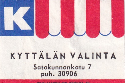 Tampere, Kyttälän Valinta, Satakunnankatu 7     b595