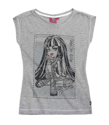 T-paita Monster High koko 152 cm Harmaa UUSI