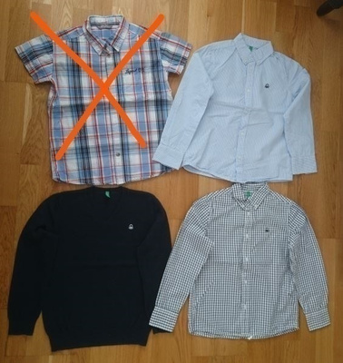 Benetton paita 128 cm - uudenveroisia