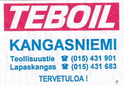 KANGASNIEMI, TEBOIL   6/6