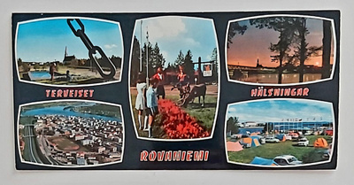 "ROVANIEMI" -KULKEMATON MONIKUVAKORTTI