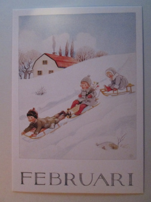 KULKEMATON ELSA BESKOW VUODEN SATU ÅRETS SAGA HELMIKUU