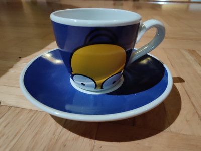 The Simpsons espressokuppi ja tassi