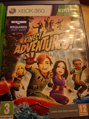 XBOX 360 Kinect Adventures + kotelo + ohjeet