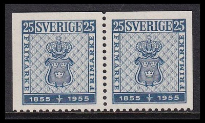 Ruotsi 402EEo ** Postimerkki 100v (1955)