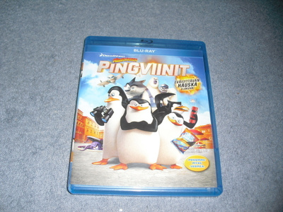 MADAGASCARIN PINGVIINIT (FI+SWE -PUHE) BLU-RAY***