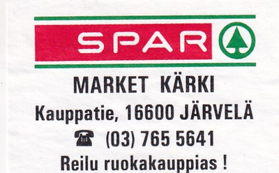 Järvelä, Market Kärki, SPAR  s17