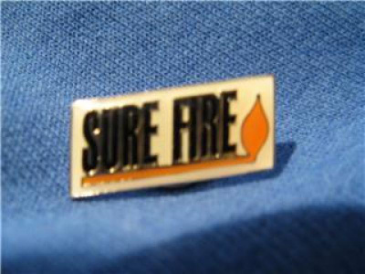 Sure fire pinssi