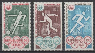 (S0051) CHAD, 1975 (Summer Olympic Games, Montreal). MNH**