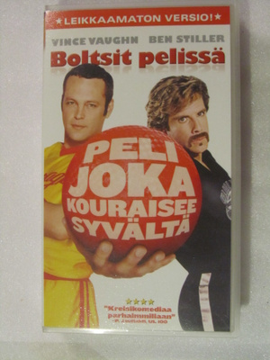 Boltsit pelissä • VHS