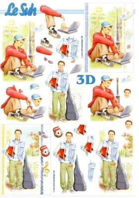 3D °"POJAN HARRASTUKSET....KITARA & TIETOKONE°" /Le Suh