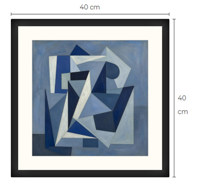 Uusi uniikki Kubismi art print taulu 40 cm x 40 cm