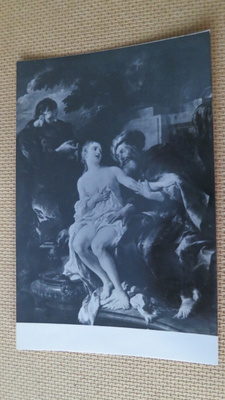 CCCP: vintage taidekortti - Jean-Francois de Troy: Susanna