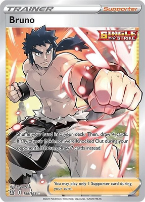 Bruno 158/163 - Battle Styles - NM/M