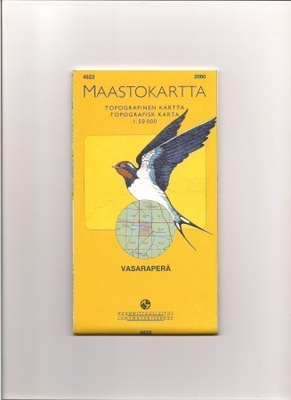 Maastokartta 1:50 000 Vasaraperä