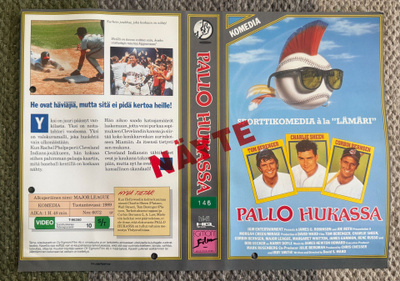 VHS KANSILEHTI : PALLO HUKASSA / MAJOR LEAGUE