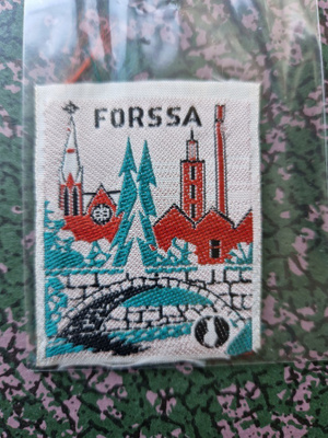 Forssa vintage kangasmerkki