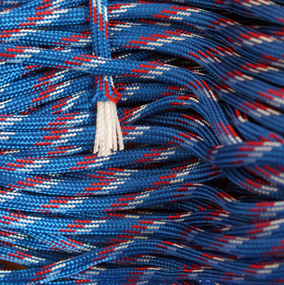 PARACORD naru sini-puna-valkoinen, 4 m