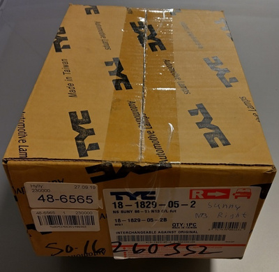 Nissan Sunny II N13 06/1986-10/1991 uusi oikea TYC etuvilkku