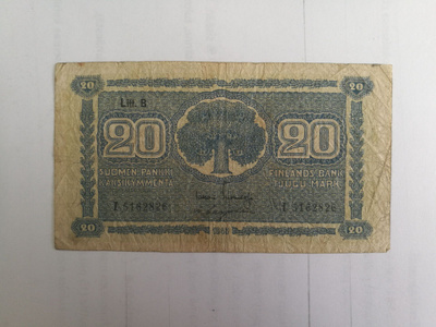 Suomi 1945 20 markkaa (14208-9)