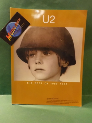 U2 - THE BEST OF 1980 - 1990 NUOTTIKIRJA
