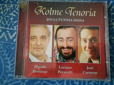KOLME TENORIA JOULUTUNNELMISSA Domingo Pavarotti Carreras-CD
