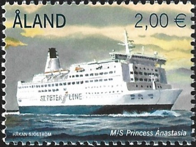 Åland 2013  m/s Princess Anastasia  2,00 € ** LaPe 372