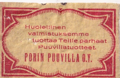 Pori, Porin Puuvilla O.Y.  s61