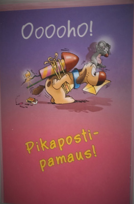 2-osainen kortti- pikapostipamaus