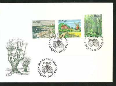 ÅLAND EPK FDC 3/1985: Maisemat sarja