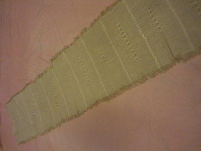 Vanha Beige Pöytäliina 24 x 96 cm