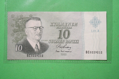 10 Markkaa1963