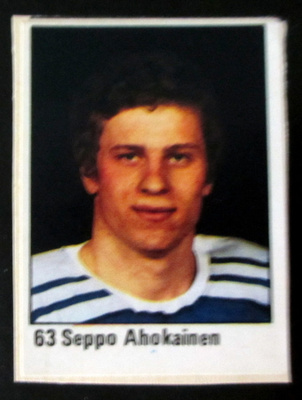 63 Seppo Ahokainen Maajoukkue Williams Jääkiekko 1973-74