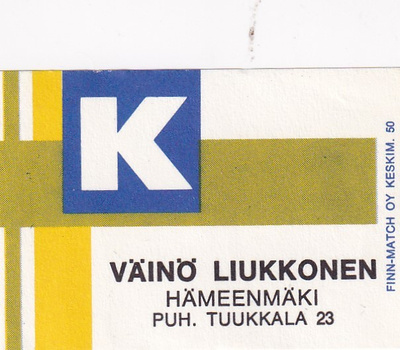 Hämeenmäki, Väinö Liukkonen   6/1