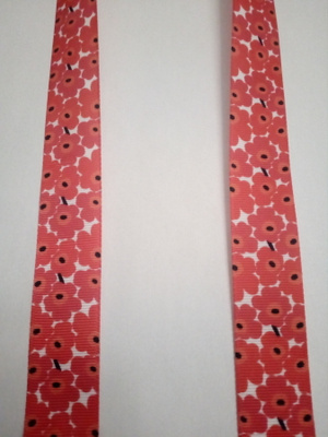 Punainen kukka nauha 100cm