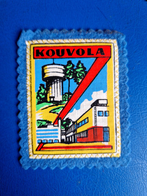 Kouvola vintage kangasmerkki