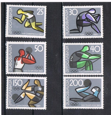Jugoslavia 1964 - Olympialaiset Tokio ++