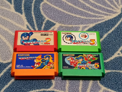 Rockman / Mega Man 2-5 Nintendo Famicom
