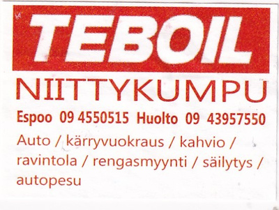 Espoo, Niittykumpu, , TEBOIL   7/8