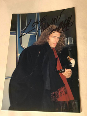 MICHAEL BOLTON nimikirjoitus valokuvassa