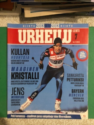 Urheilulehti 7-2013: Hiihdon MM-kisat.
